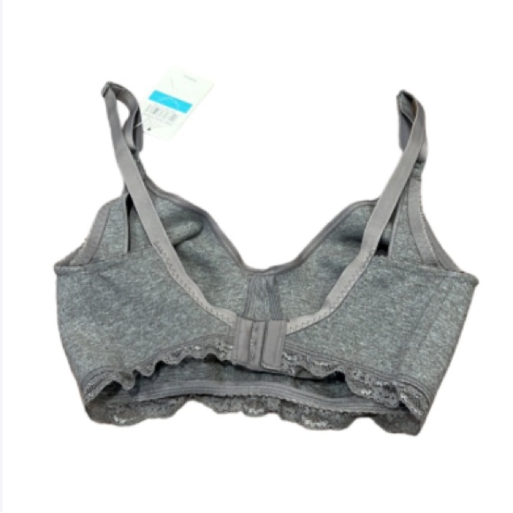 Gray Women's Wireless Nursing Bra/Bralette - Picture 3 of 11